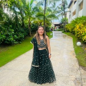 COPY - Green Lehenga Choli For Women